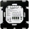 The back of a Sygonix thermostat with wiring diagrams and specifications. Produktbild-Vorschau