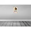 vianmo Blechschild 30x20 cm Hund dieses Haus bewacht Jack Produktbild-Vorschau 2