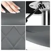 Barhocker 2er-Set, Barhocker aus Kunstleder mit Rückenlehne Produktbild-Vorschau 7