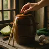 SuperButelki - Beczka kamionkowa 8L hermetyczna Garnek z Podgląd zdjęcia produktu 7