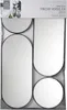 Miroir Dã©co Rond Et Ovale Versa Noir X4 M4 - Cmp Voir les images du produit 6