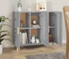 vidaXL Credenza Grigio Sonoma 90x34x80 cm Materiale a base Anteprima dell’immagine prodotto 9