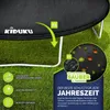 KIDUKU Trampolin Abdeckung Ø427 cm - Schwarz Regenplane Produktbild-Vorschau 7
