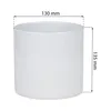A white cylindrical pot with dimensions indicated by measurement lines and text. Produktbild-Vorschau