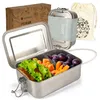 Dimono® Roestvrijstalen lunchbox, 850 ml - Lekdichte Productafbeelding-voorbeeld 1