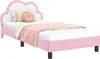 vidaXL Cadre de lit d'enfant avec tête de lit rose 90 x 190 Voir les images du produit 1