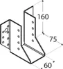 10x Balkenschuh Balkenverbinder Balkenträger außenliegend Produktbild-Vorschau 2