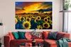 MuchoWow® Poster Gemälde - Ölfarbe - Blumen - Sonnenblume Produktbild-Vorschau 2