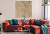 MuchoWow® Poster Marmor - Braun - Luxus 100x100 cm - Produktbild-Vorschau 2