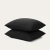 HappyBed Schwarz | 60x70 - Kissenbezug-Set 2-teilig - 100 % Produktbild-Vorschau 1