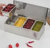 4 síťové nádoby na boční misky Dóza na přísady Dóza na Náhled obrázku produktu 3