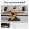 CASARIA® Couchtisch Grau Holz Stauraum Ablage Kratzfest Produktbild-Vorschau 5