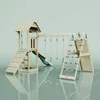 OutdoorToys Spielturm Kiruna aus Holz in Grün Produktbild-Vorschau 3