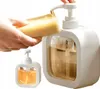 Dispenser per sapone liquido 300 ml, bianco con pannello Anteprima dell’immagine prodotto 15