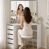 Makika narożna toaletka / toaletka ELLE z lustrem i Podgląd zdjęcia produktu 2