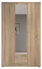 Kleiderschrank HARPER BREST BHT 120x196x54 cm braun Produktbild-Vorschau 2
