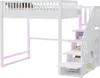 Merax Etagenbett Hochbett 140x200cm mit LED und Produktbild-Vorschau 6