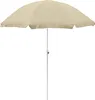 A single beige umbrella with a white pole against a white background. Anteprima dell’immagine prodotto