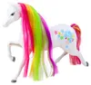 Figurine Grand Cheval De Conte De Fées Crinière Arc-en-Ciel Voir les images du produit 2