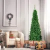 COSTWAY Albero di Natale a matita da 200 cm con luci LED Anteprima dell’immagine prodotto 2