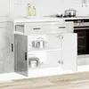vidaXL Élément bas de cuisine Porto gris béton Matériau Voir les images du produit 3