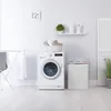 Relaxdays Cestino per la biancheria, bambù, 3 scomparti da Anteprima dell’immagine prodotto 2