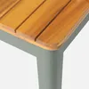Set tavolo da giardino in acacia con angoli arrotondati con Anteprima dell’immagine prodotto 5