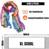 Damen Schal Bunt XXL mit Fransen – Weiche Pashmina Stola im Produktbild-Vorschau 3