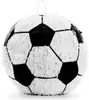 Piñata 35x35x35cm Fußball zum Befüllen Schwarz / Weiß Produktbild-Vorschau 1