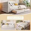 Merax daybed Daybed 90x200 cm, con letto estraibile 90x200 Anteprima dell’immagine prodotto 7