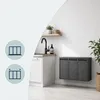 Contenitore per rifiuti Relaxdays, con 3 scomparti, Anteprima dell’immagine prodotto 6