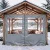 (2,4 x 3,6 m, couleur gris) Rideau de protection coupe-vent Voir les images du produit 4