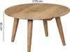 Tavolino BOHA in legno massiccio di acacia | Tavolo da Anteprima dell’immagine prodotto 2