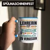 Trendation - Lehrerin Abschiedsgeschenk Tasse Geschenk zum Produktbild-Vorschau 4
