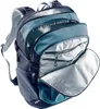 A backpack with its main compartment and several pockets open, showing the interior. Produktbild-Vorschau