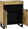 vidaXL Sideboard Braun 60 x 33 x 75 cm massives Mangoholz Produktbild-Vorschau 1