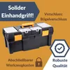 Werkzeugkoffer Leer XXL Werkzeugkiste Werkzeugkasten Groß Produktbild-Vorschau 5