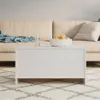 vidaXL Stolik kawowy biały wysoki połysk 102x55,5x52,5 cm Podgląd zdjęcia produktu 9