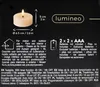 LED Teelichter mit Timer Outdoor 6,5x5cm Creme / Warmweiß 2 Produktbild-Vorschau 4