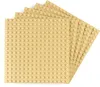 A stack of beige LEGO baseplates. Produktbild-Vorschau