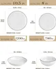 service de table 48 pièces avec bord noir, service combiné Voir les images du produit 2