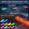 Five Stars® L-förmiger Gaming Schreibtisch - Computertisch Produktbild-Vorschau 3