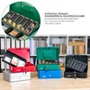 HMF Geldkassettemit zwei Schlüssel, 25 x 18 x 9 cm, Grün Produktbild-Vorschau 2
