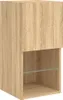 vidaXL TV-Schränke mit LED-Leuchten 2 Stk. Sonoma-Eiche Produktbild-Vorschau 7