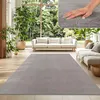A living room with a large rug, sofas, and plants. Produktbild-Vorschau