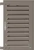 Klimaanlagen- & Wärmepumpen-Abdeckung ANETO Aluminium Taupe Produktbild-Vorschau 7