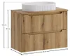 Ensemble VANO licht eiken 80cm: onderkast met laden + blad Productafbeelding-voorbeeld 3