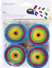 frisbee Konfetti junior 6,5 cm rot/grün/blau/gelb 4er pack Produktbild-Vorschau 2