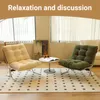 Loungesessel - 73,6 x 84 x 84,5 cm , Creme , Chrome und Produktbild-Vorschau 15