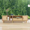 OKWISH Meuble TV 180 cm - Design Élégant Avec 2 Portes Et 1 Voir les images du produit 9